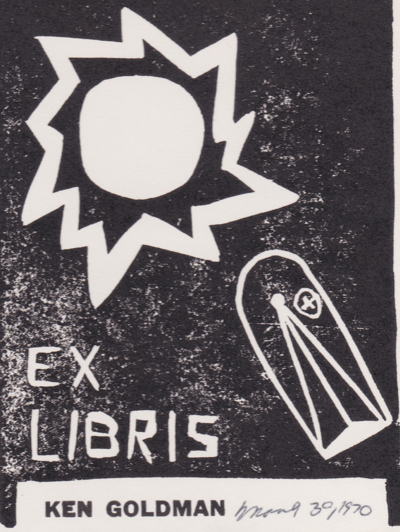 19700330 - Ken SciFi Bookplate